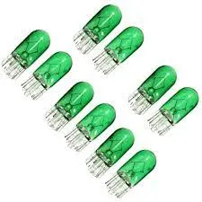 T10 Meter Bulb (12V 3.4W Green Capless)